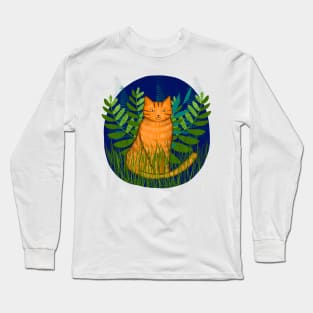 Jungle Ginger Cat Long Sleeve T-Shirt